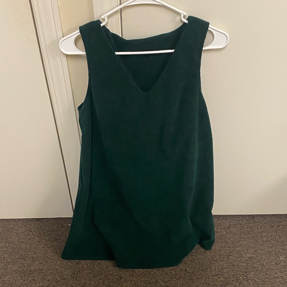 Dark Green Sleeveless Dress